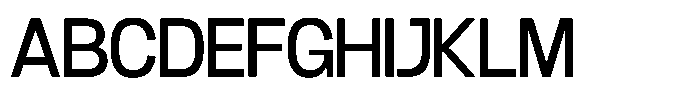 GC Mox Regular Font UPPERCASE