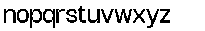 GC Mox Regular Font LOWERCASE