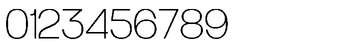 GC Mox Thin Font OTHER CHARS
