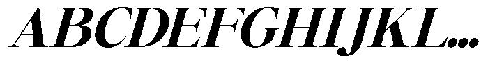 GC Mozarella Bold Italic Font UPPERCASE