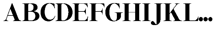 GC Mozarella Bold Font UPPERCASE