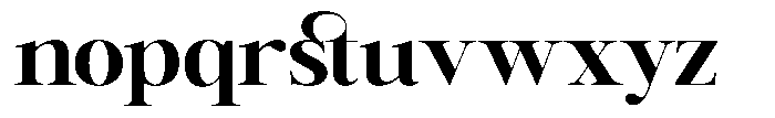 GC Mozarella Bold Font LOWERCASE