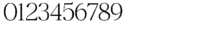 GC Mozarella Extra Light Font OTHER CHARS