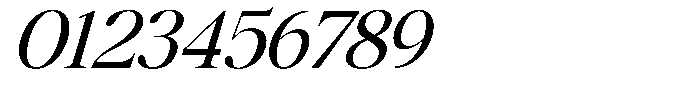 GC Mozarella Italic Font OTHER CHARS