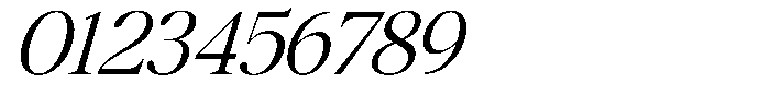 GC Mozarella Light Italic Font OTHER CHARS