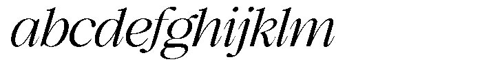 GC Mozarella Light Italic FONT
