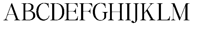 GC Mozarella Light Font UPPERCASE