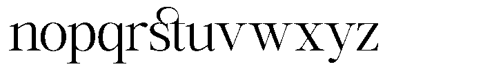 GC Mozarella Light Font LOWERCASE