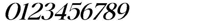 GC Mozarella Medium Italic Font OTHER CHARS