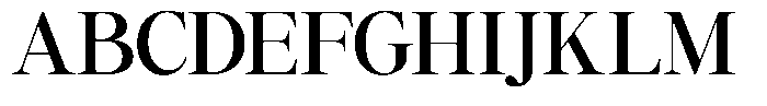 GC Mozarella Medium Font UPPERCASE