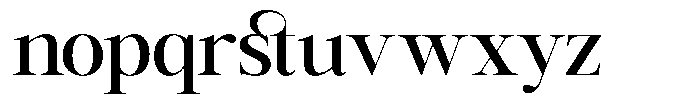 GC Mozarella Medium Font LOWERCASE