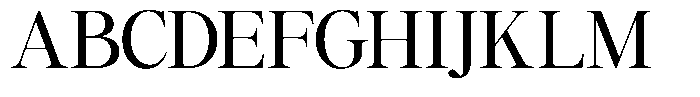 GC Mozarella Regular Font UPPERCASE