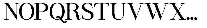 GC Mozarella Regular Font UPPERCASE