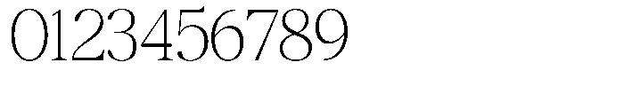 GC Mozarella Thin Font OTHER CHARS