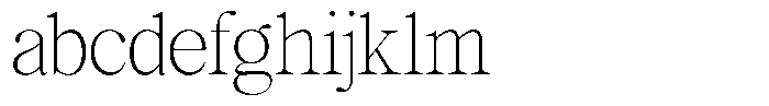 GC Mozarella Thin FONT