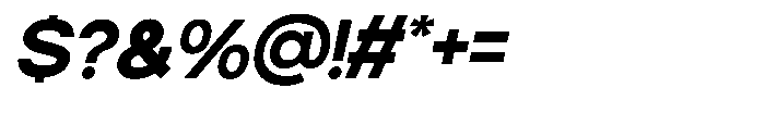 GC Natify Oblique Font OTHER CHARS