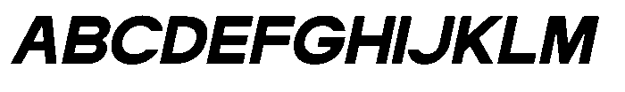 GC Natify Oblique Font UPPERCASE