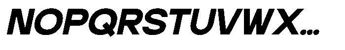 GC Natify Oblique Font UPPERCASE