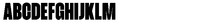 GC Neue Mancho Bold Font UPPERCASE