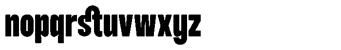 GC Neue Mancho Bold Font LOWERCASE