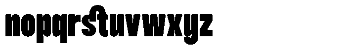 GC Neue Mancho Extra Bold Font LOWERCASE