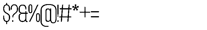 GC Neue Mancho Thin Font OTHER CHARS
