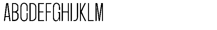 GC Neue Mancho Thin Font UPPERCASE