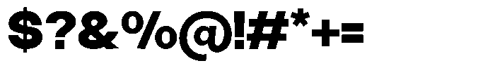 GC Neue Rumble Extra Bold Font OTHER CHARS