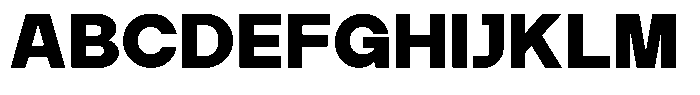GC Neue Rumble Extra Bold Font UPPERCASE