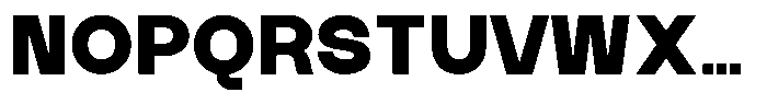 GC Neue Rumble Extra Bold Font UPPERCASE