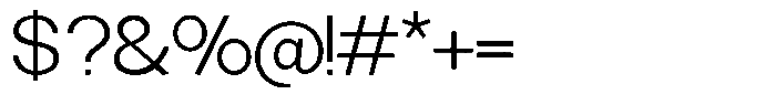 GC Neue Rumble Extra Light Font OTHER CHARS