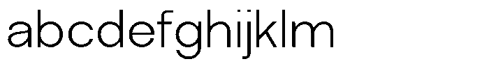 GC Neue Rumble Extra Light FONT