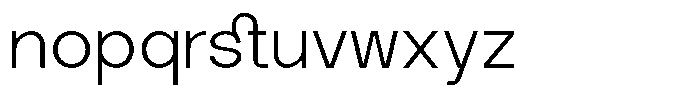 GC Neue Rumble Extra Light Font LOWERCASE