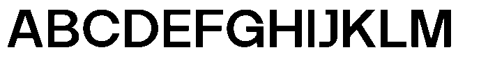 GC Neue Rumble Medium Font UPPERCASE