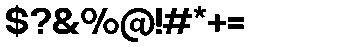 GC Neue Rumble Semi Bold Font OTHER CHARS