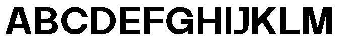 GC Neue Rumble Semi Bold Font UPPERCASE