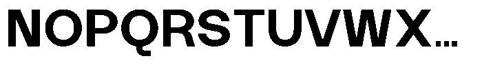 GC Neue Rumble Semi Bold Font UPPERCASE
