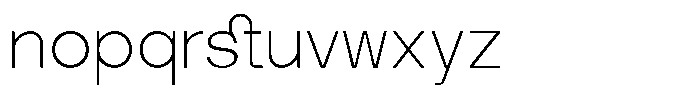 GC Neue Rumble Thin Font LOWERCASE