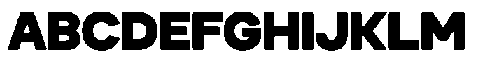 GC Nordix Black Font UPPERCASE
