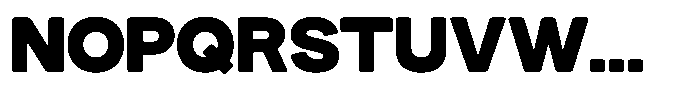GC Nordix Black Font UPPERCASE