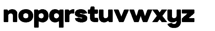 GC Nordix Black Font LOWERCASE
