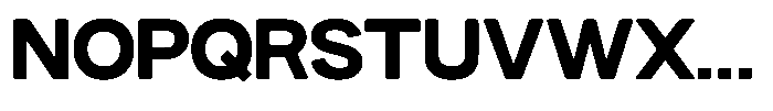 GC Nordix Bold Font UPPERCASE