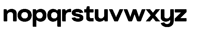 GC Nordix Bold Font LOWERCASE