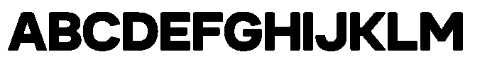 GC Nordix Extra Bold Font UPPERCASE
