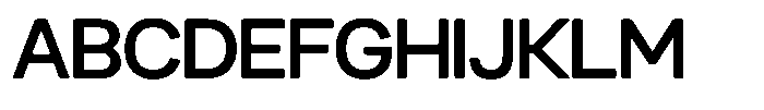 GC Nordix Medium Font UPPERCASE