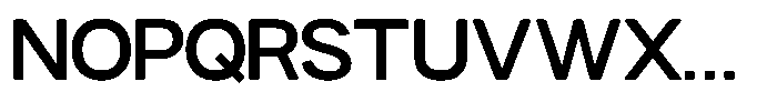 GC Nordix Medium Font UPPERCASE