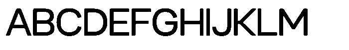 GC Nordix Regular Font UPPERCASE