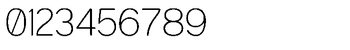 GC Nordix Thin Font OTHER CHARS