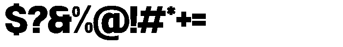 GC Noxera Display Bold Font OTHER CHARS