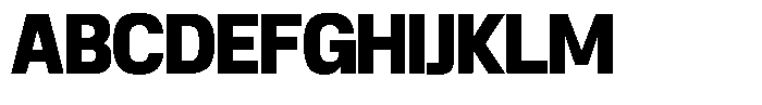 GC Noxera Display Bold Font UPPERCASE